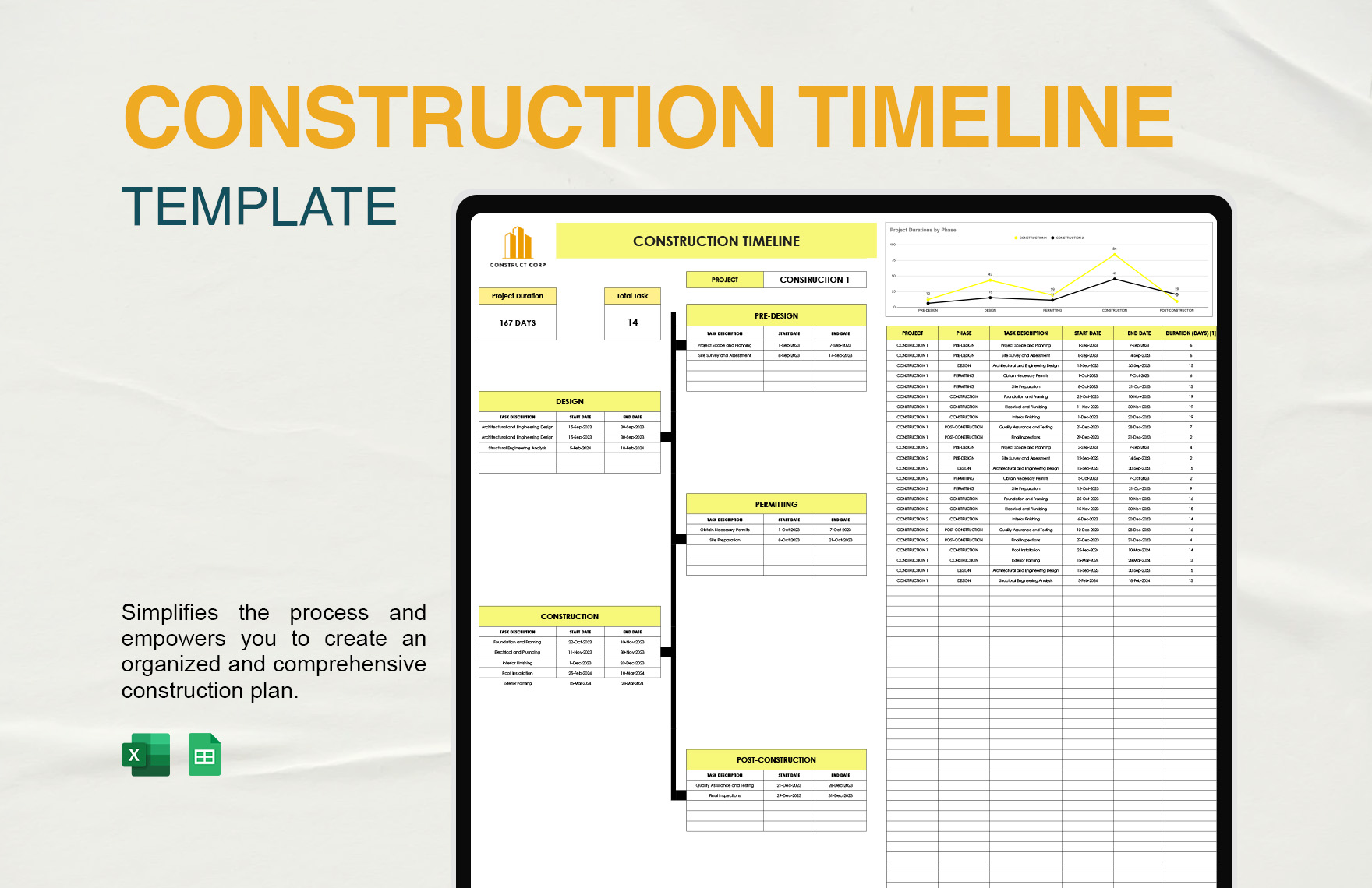 Timeline Sheet Templates In Excel FREE Download Template