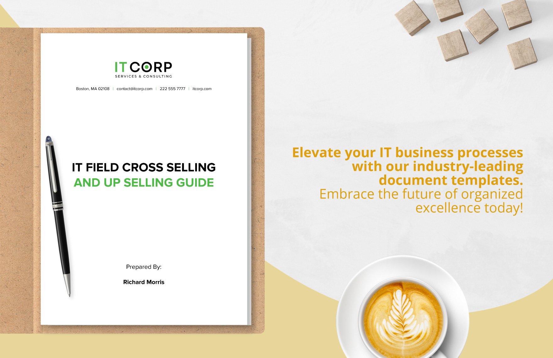 IT Field Cross-selling and Up-selling Guide Template