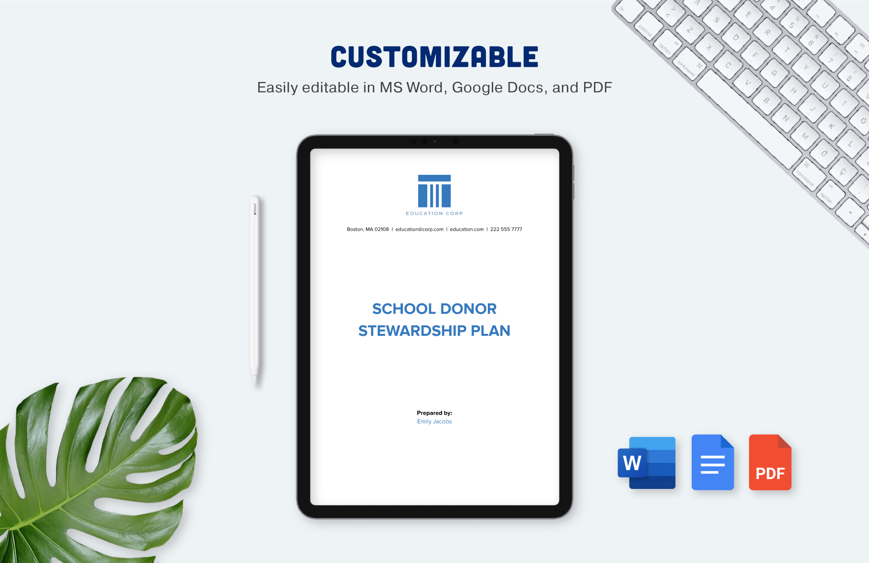 10 Education Fundraising and Donor Relation Template Bundle