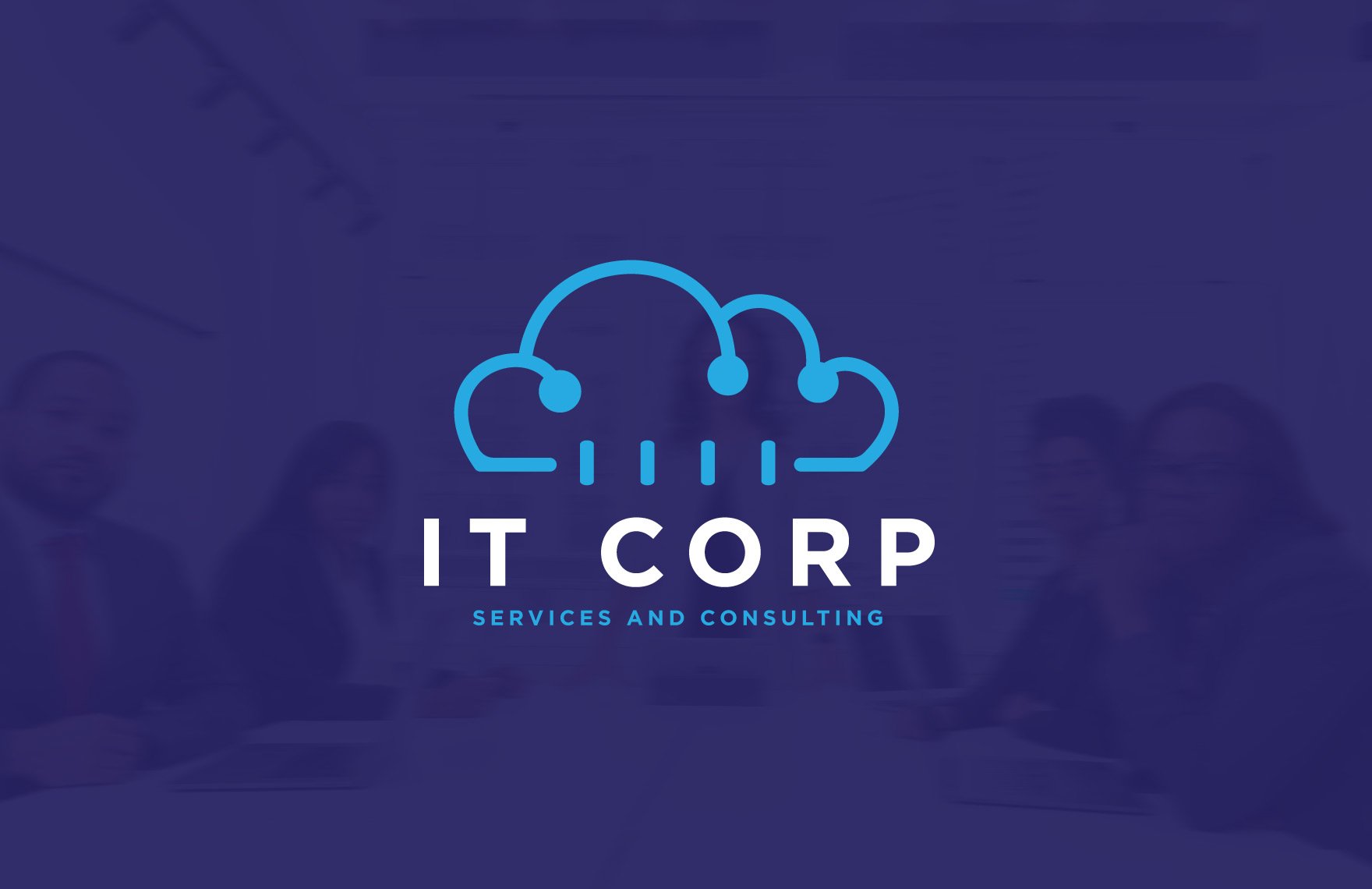 IT Cloud Consulting & Implementation Logo Template in Word, Illustrator, PSD, SVG, PNG