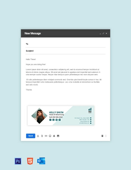 Download Travel Agency Email Signature Template - HTML5 | PSD ...