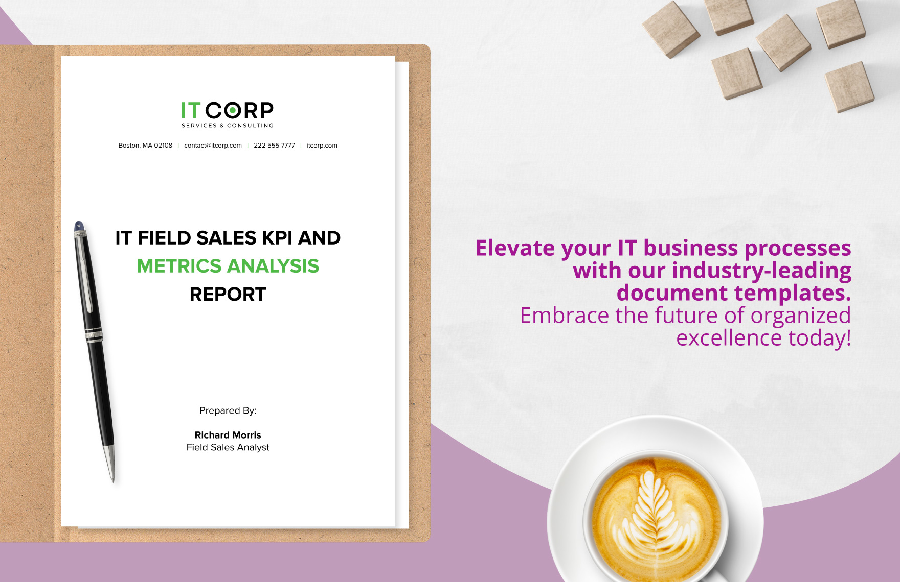 IT Field Sales KPI and Metrics Analysis Report Template