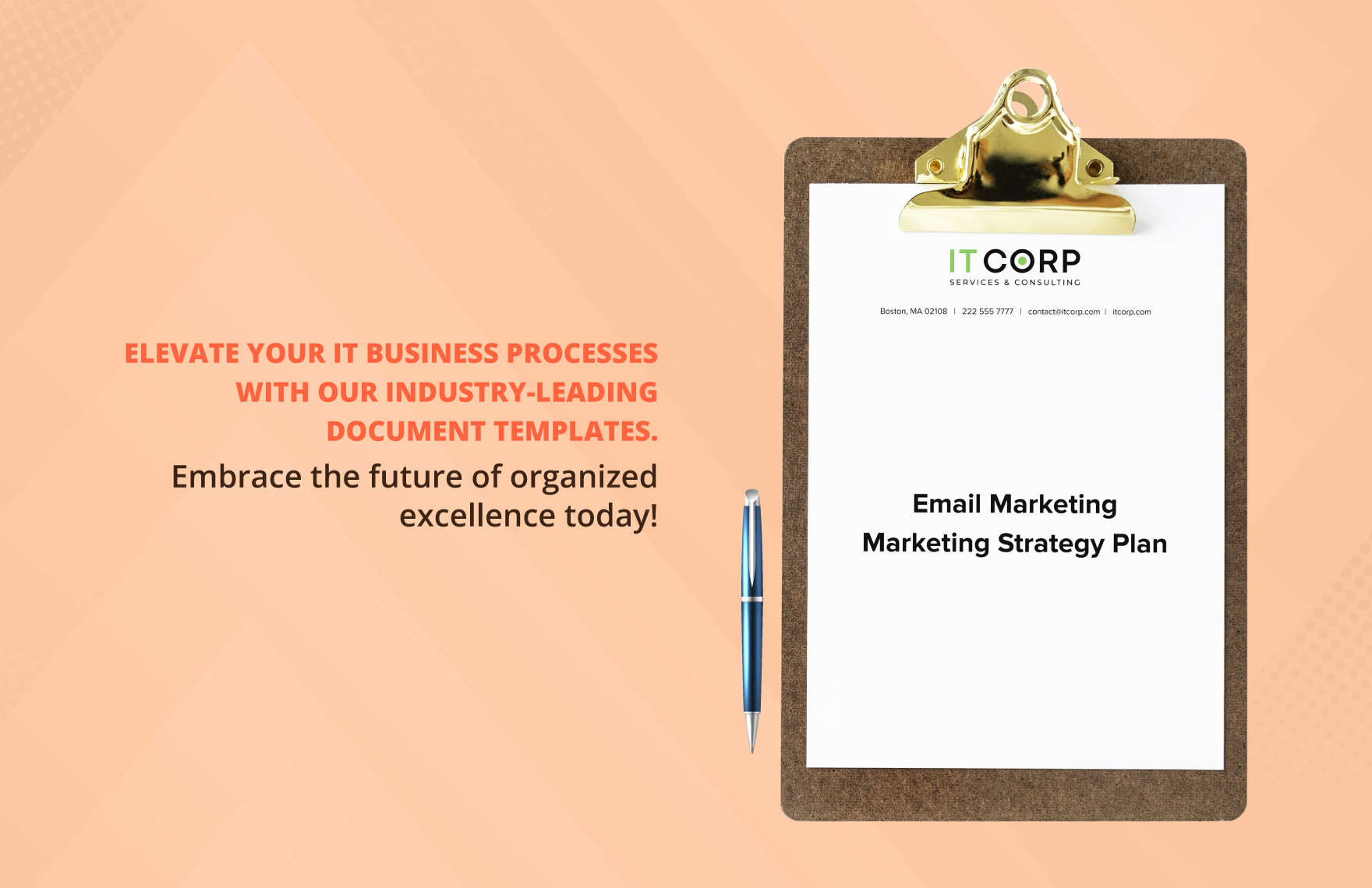 Email Marketing Marketing Strategy Plan Template