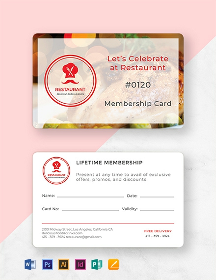 53 Membership Card Templates Free Downloads Template