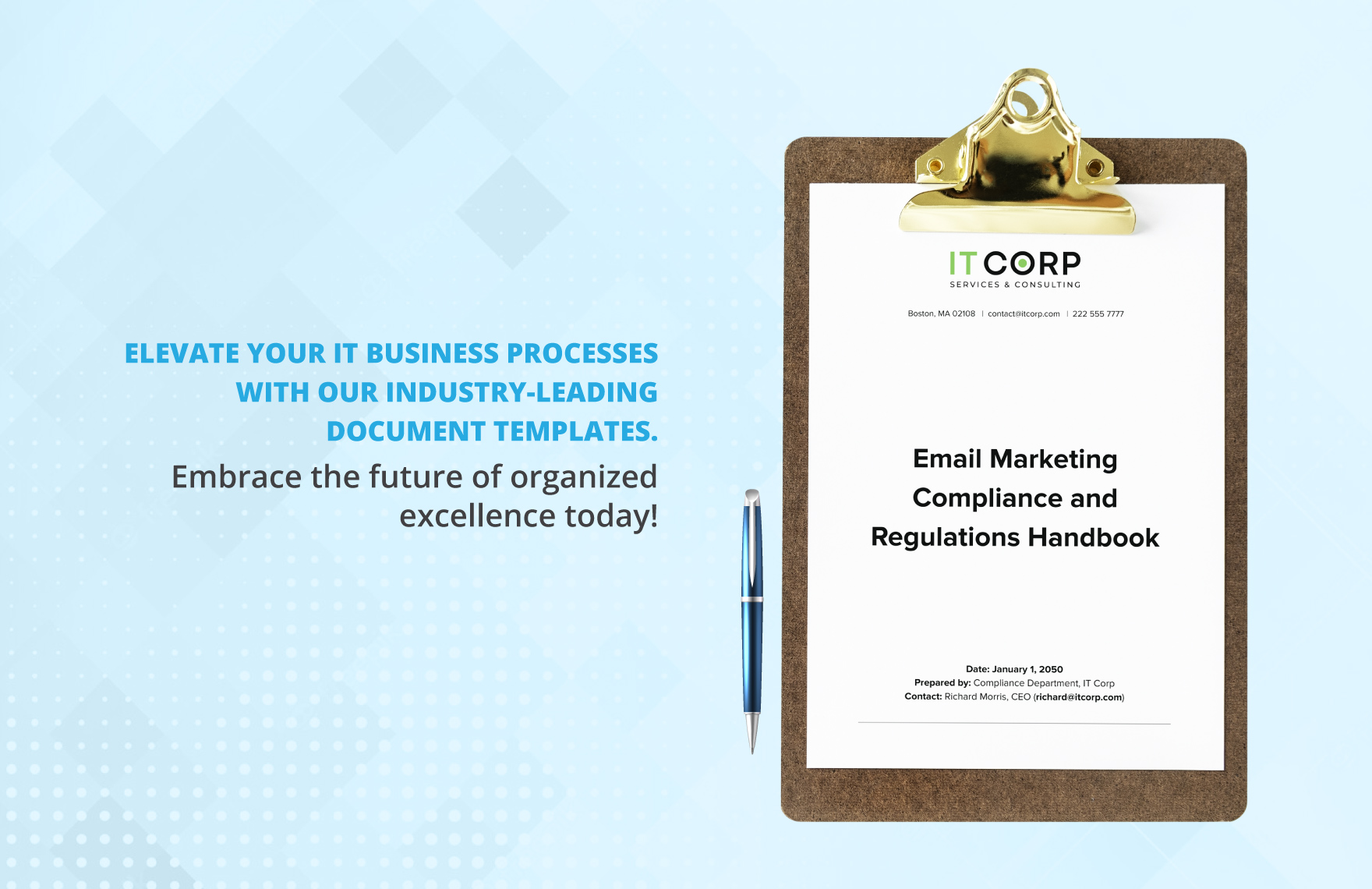 Email Marketing Compliance and Regulations Handbook Template