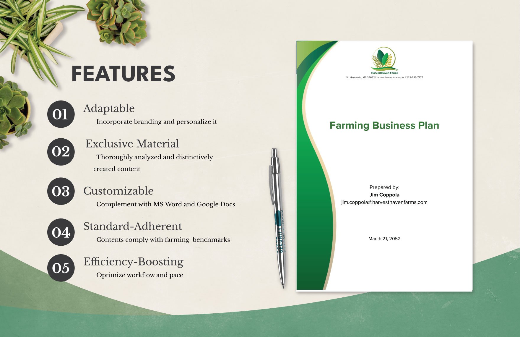 Farming Business Plan 