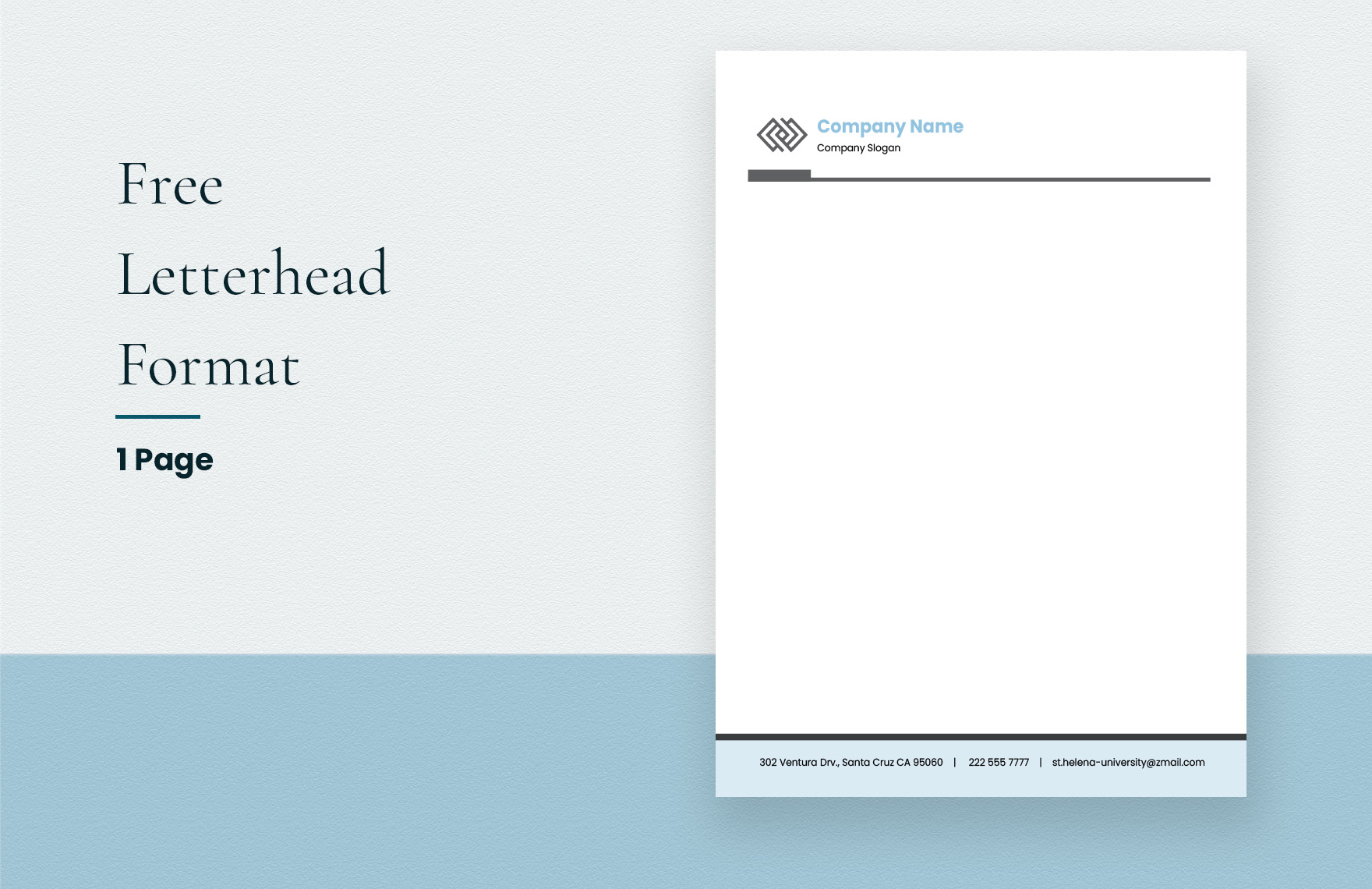 Letterhead Format