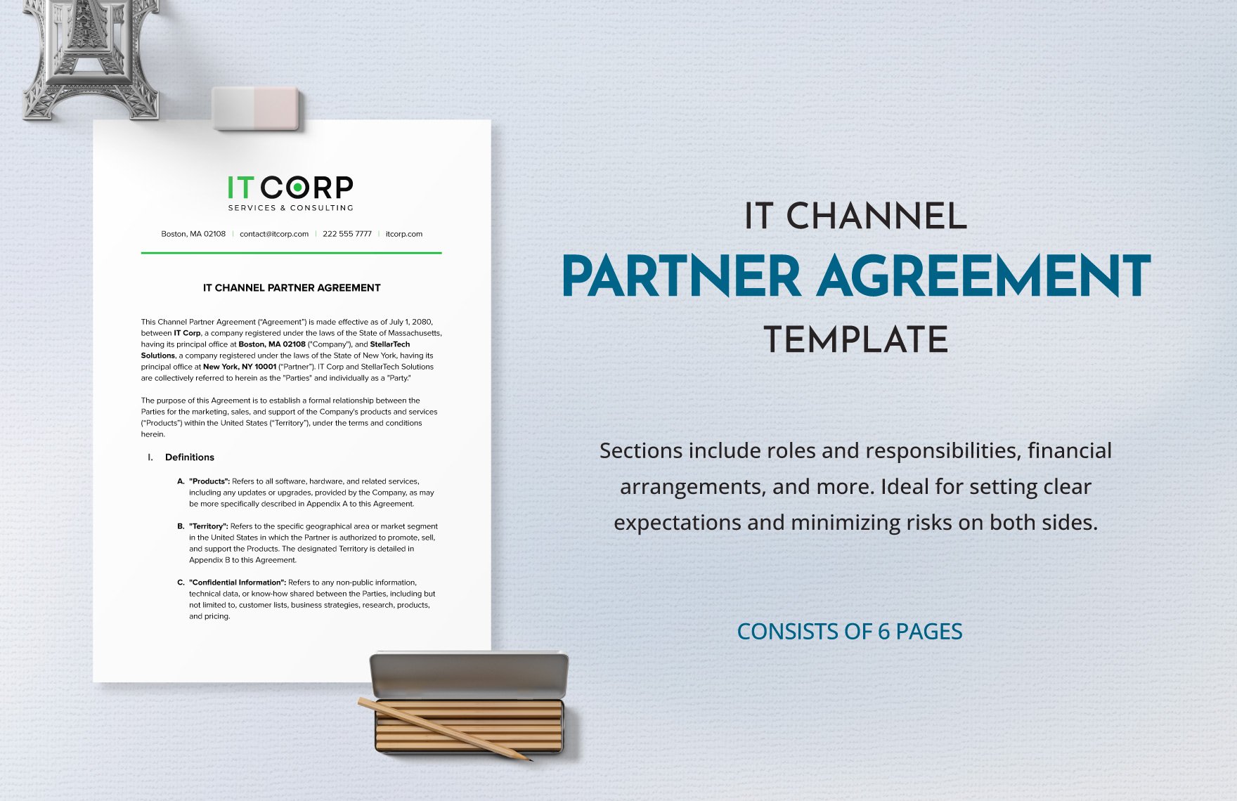 IT Channel Partner Agreement Template