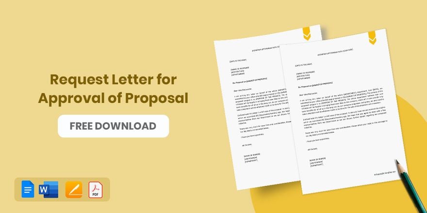 Request Letter for Approval of Proposal