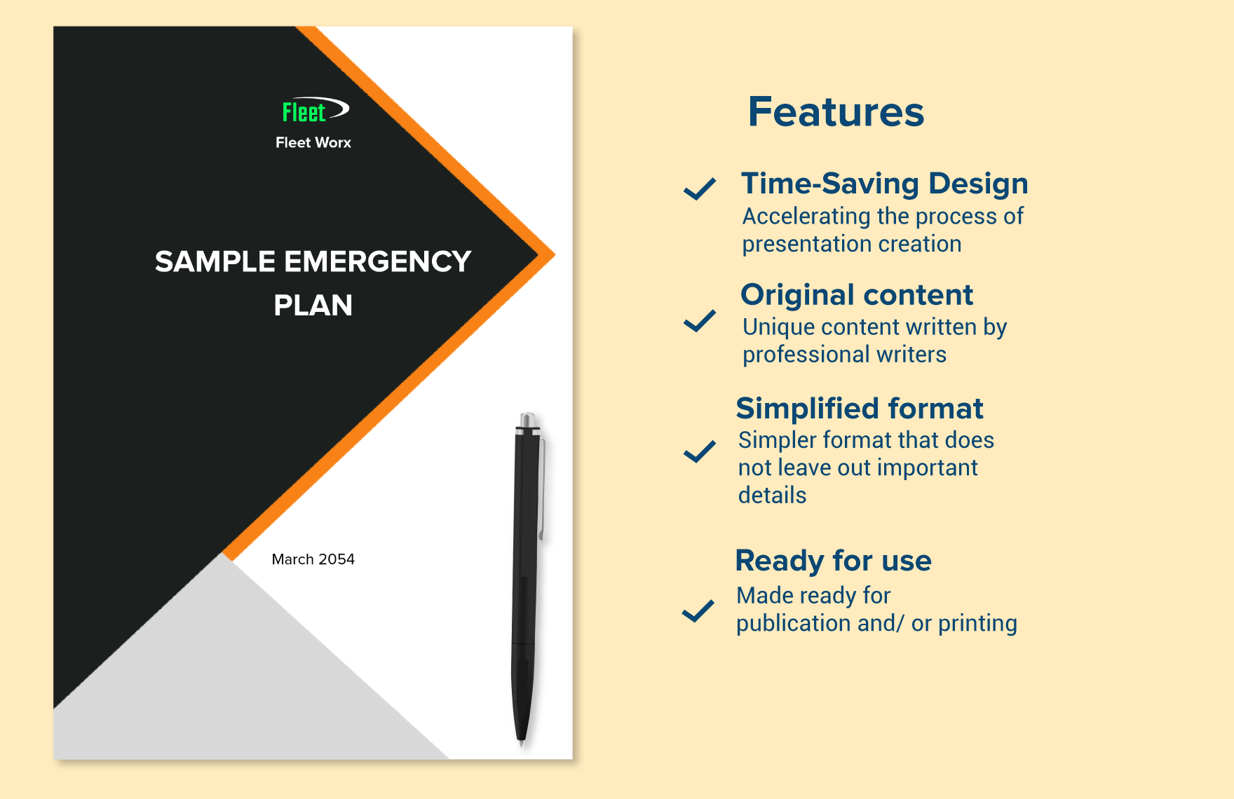 Sample Emergency Action Plan Template