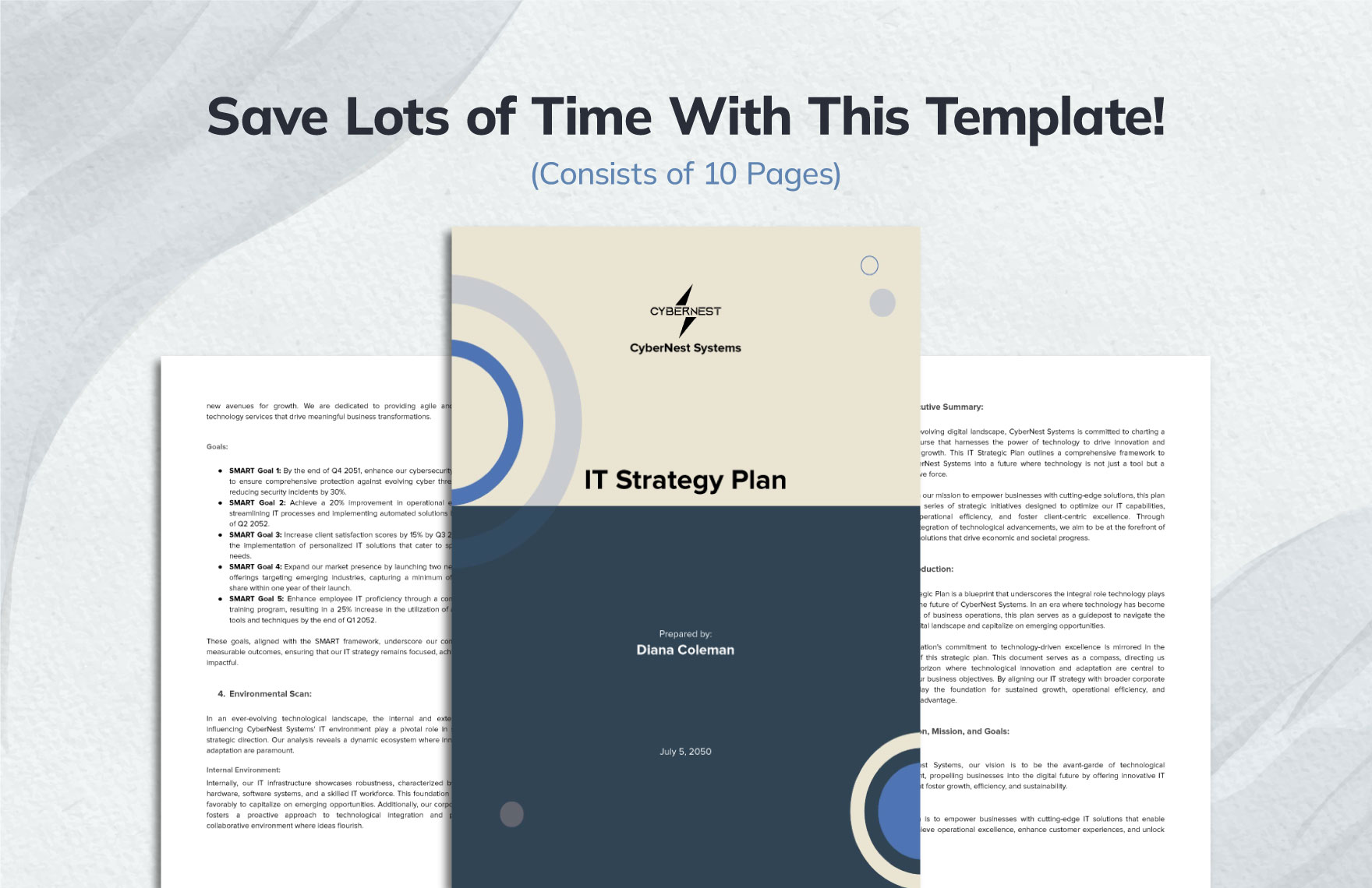 Basic IT Strategic Plan Template