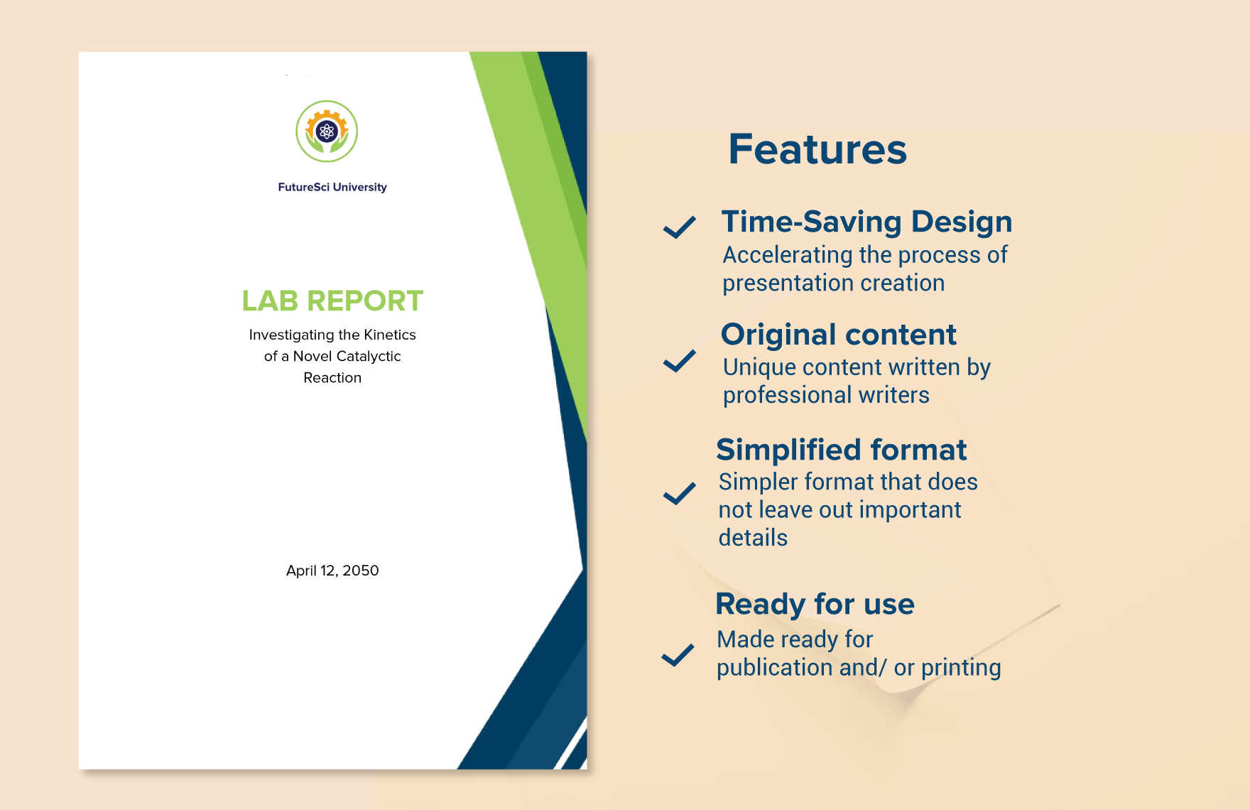 Lab Report in APA Format Template