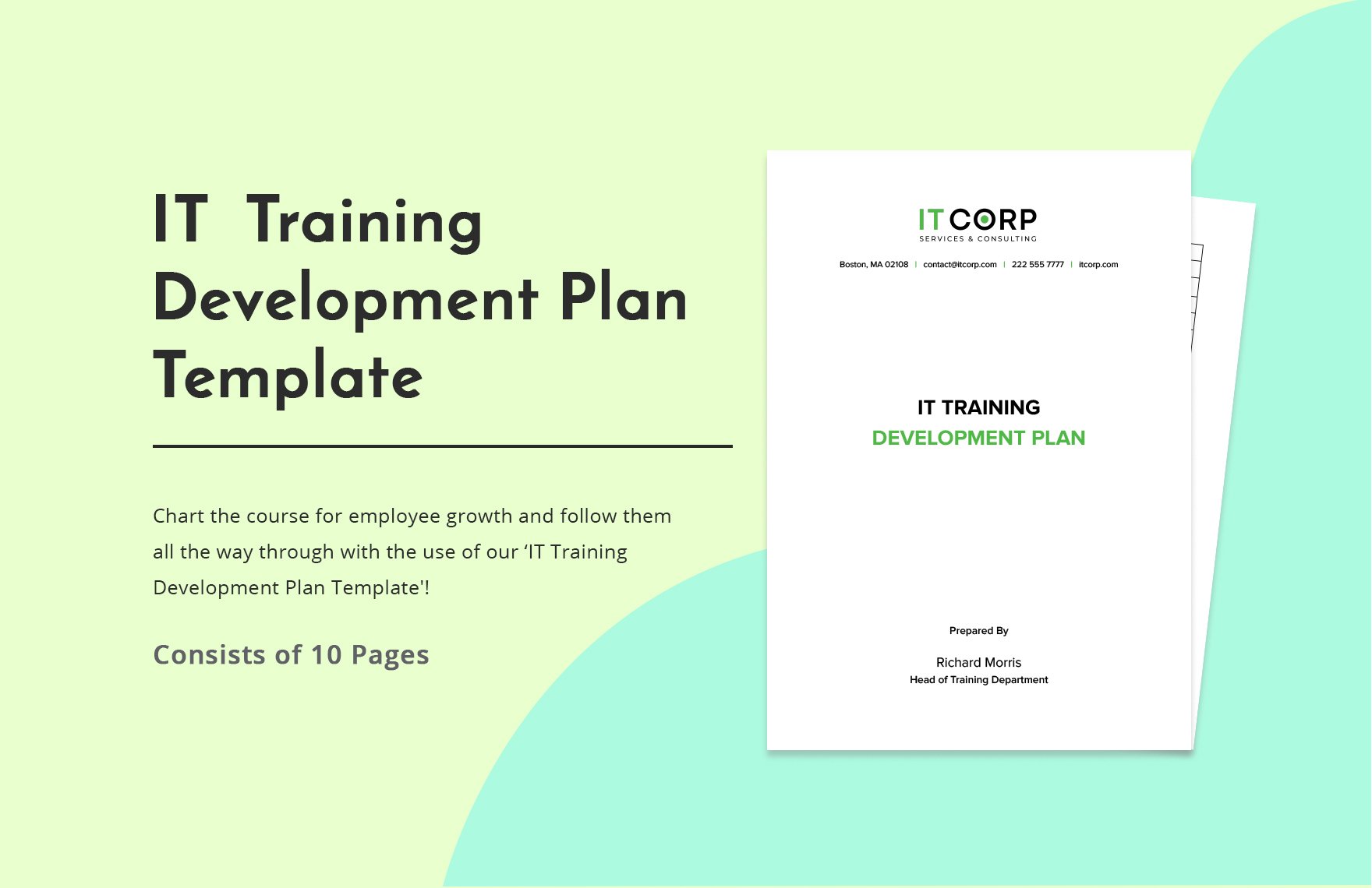 IT Training Development Plan Template
