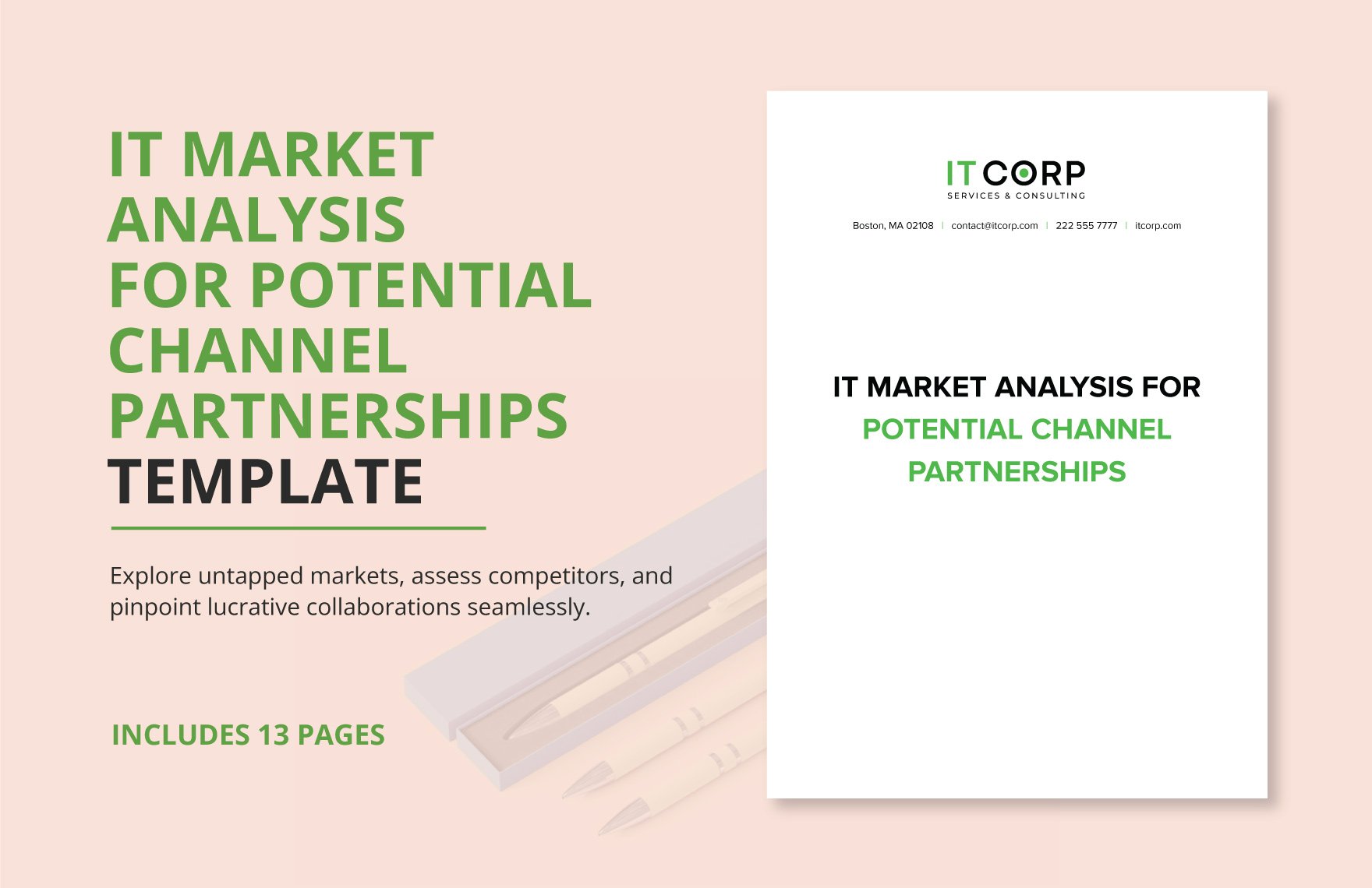 IT Market Analysis for Potential Channel Partnerships Template