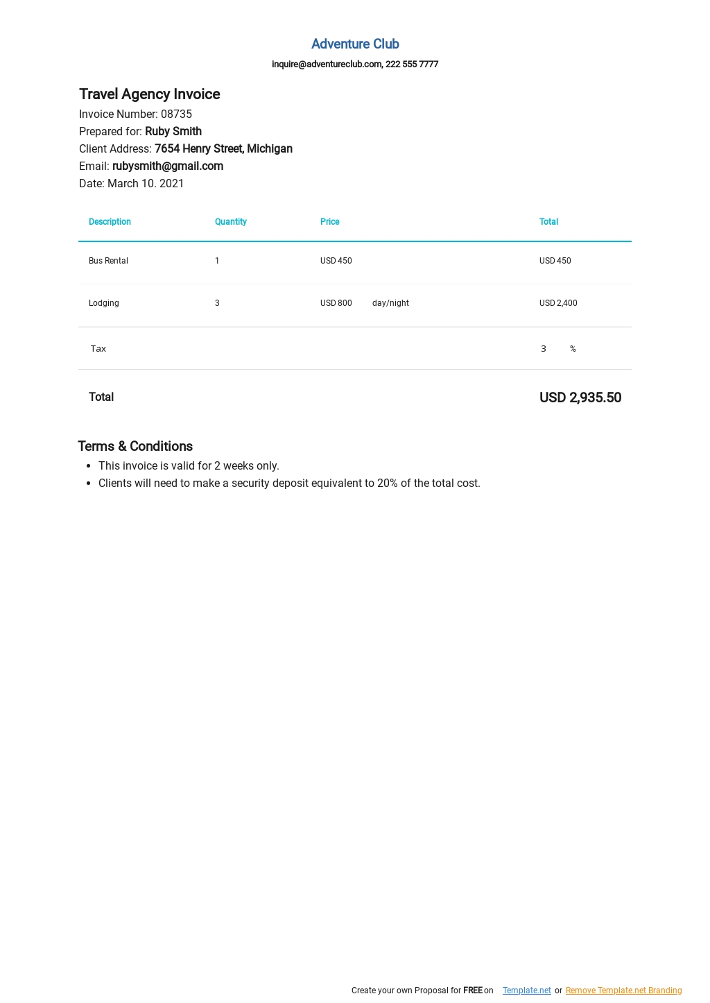 Travel Agency Invoice Template.jpe