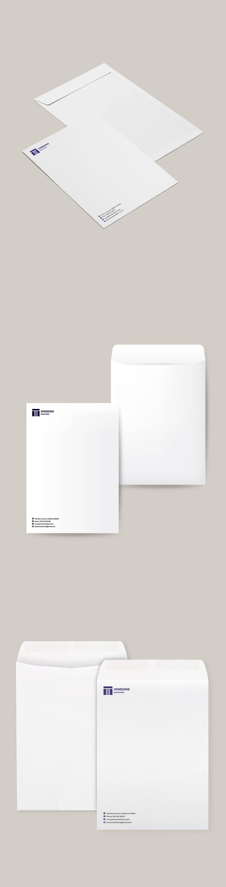 Law Firm Envelope Template