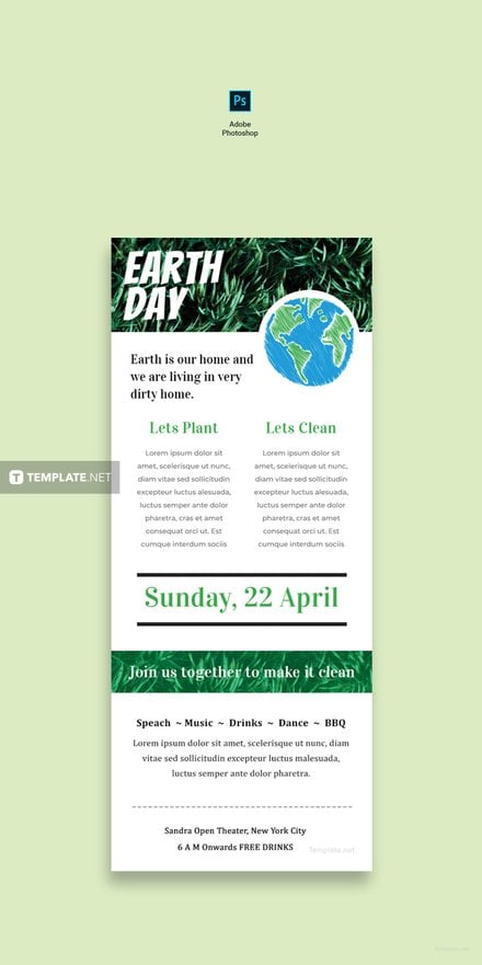 free-earth-day-email-newsletter-template-free-templates