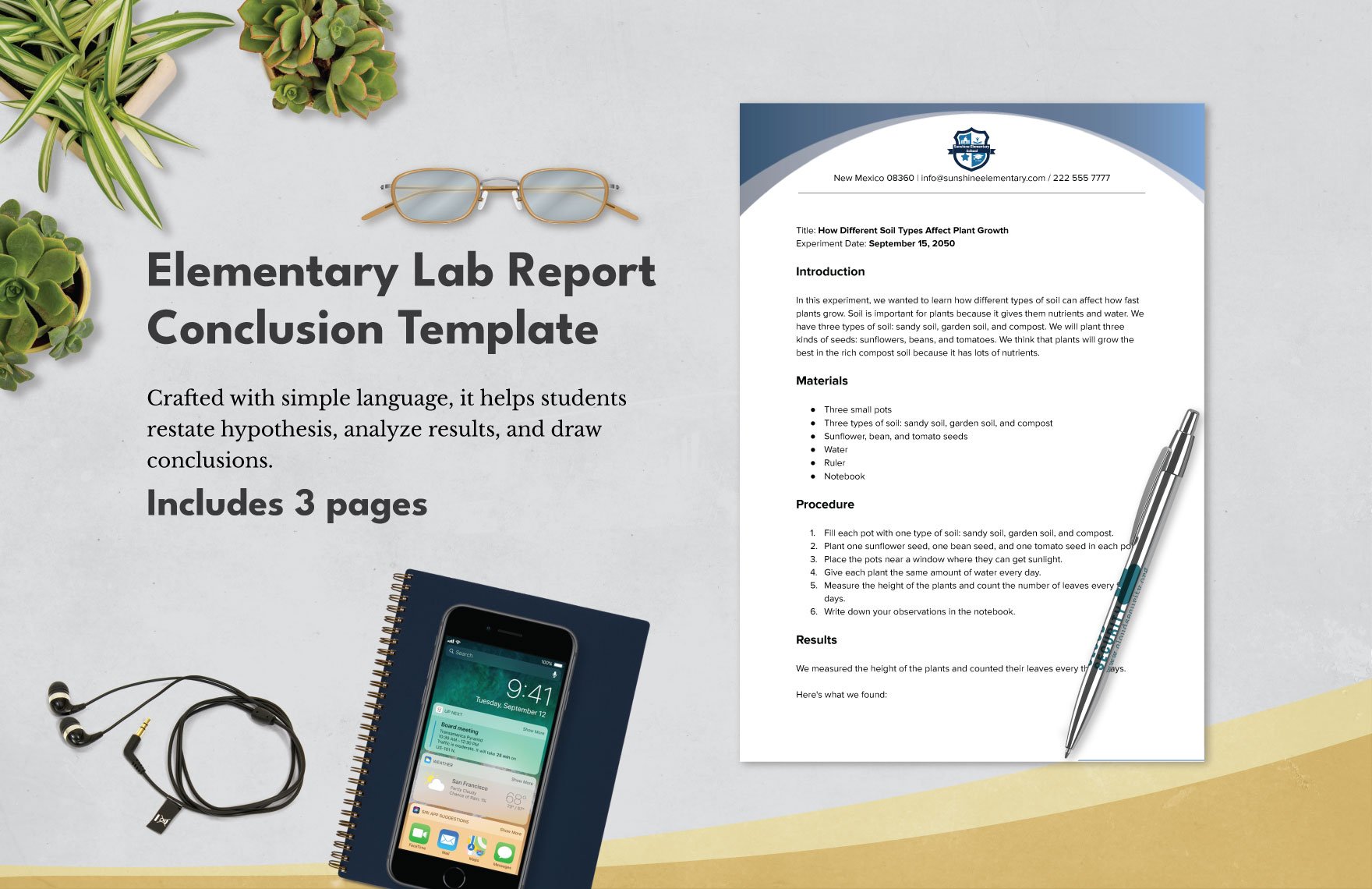 Elementary Lab Report Conclusion Template