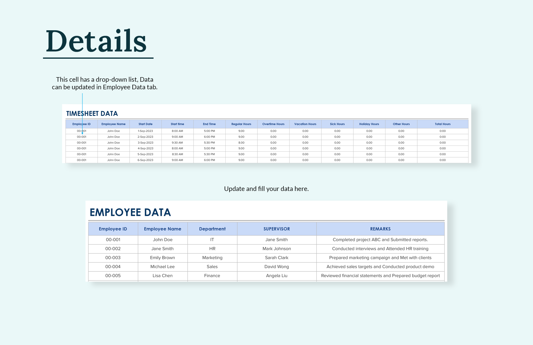 Biweekly timesheet template