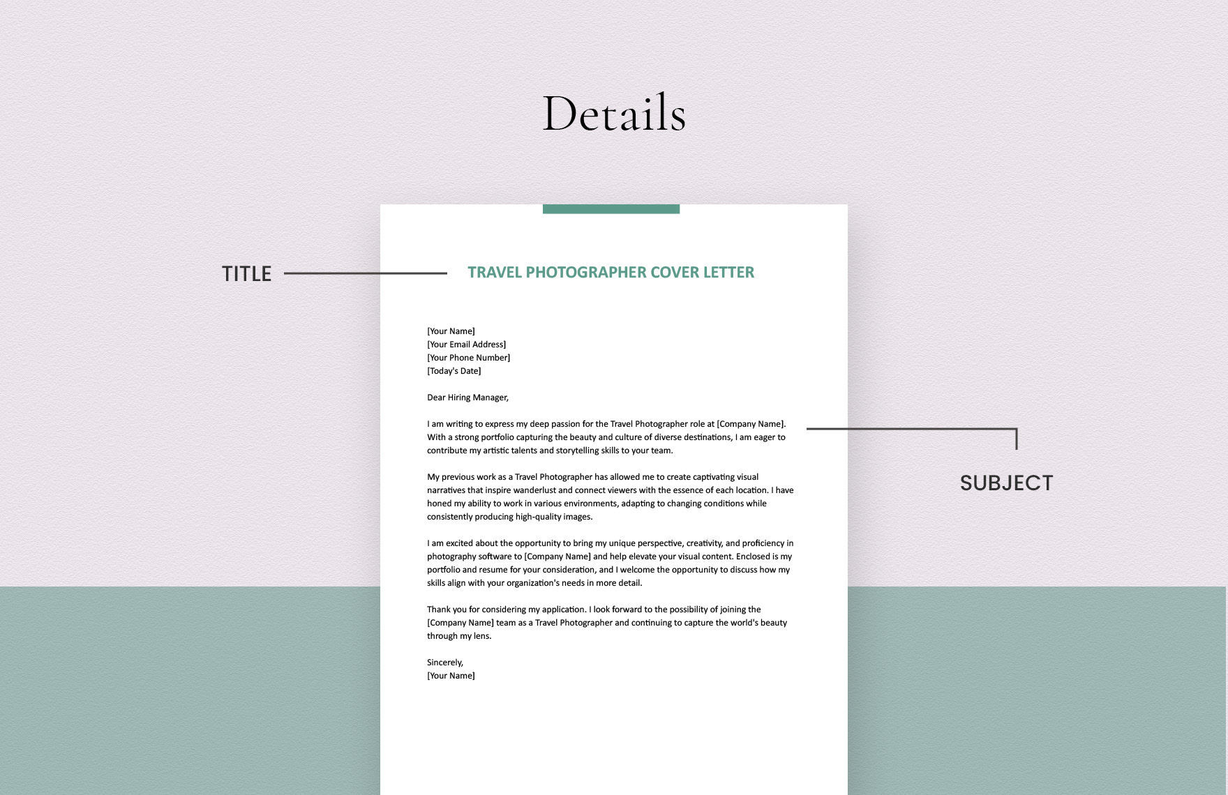Technical Trainer Cover Letter