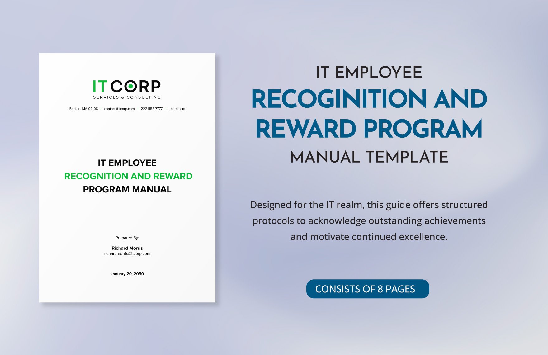 IT Employee Recognition and Reward Program Manual Template