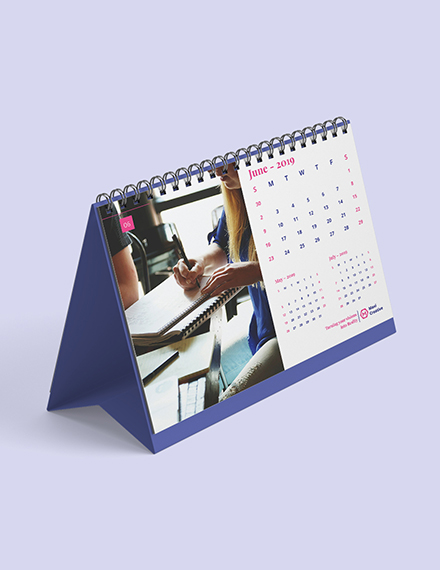 Sample Creative Agency Desk Calendar