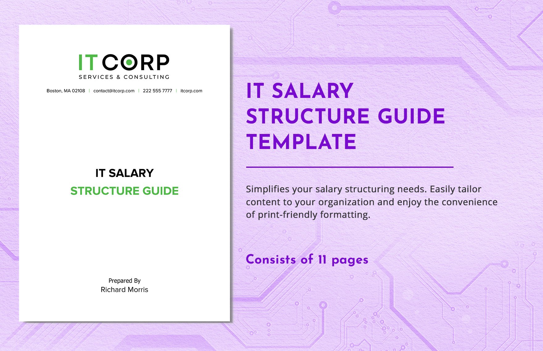 IT Salary Structure Guide Template