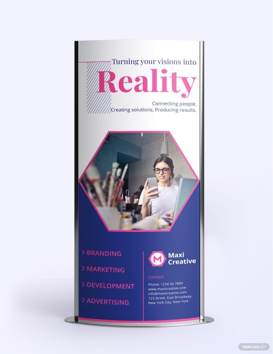 Creative Agency Roll up Banner Template