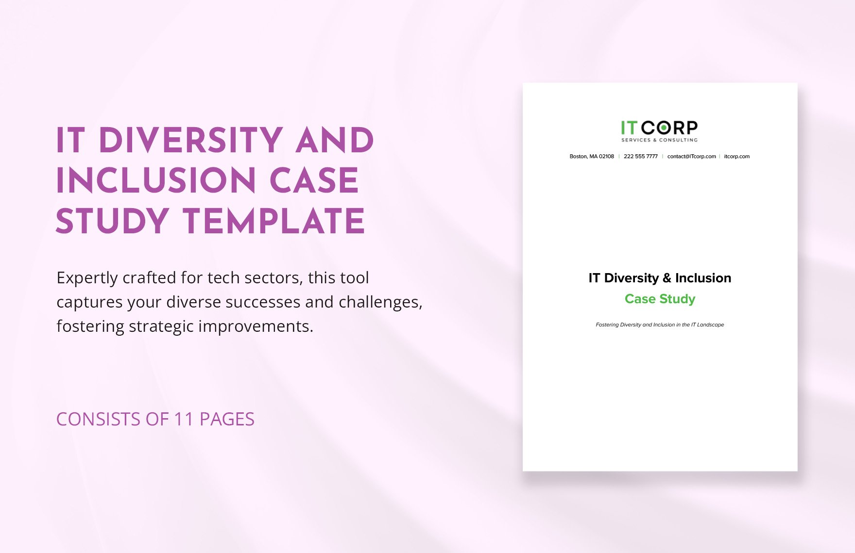 IT Diversity & Inclusion Case Study Template