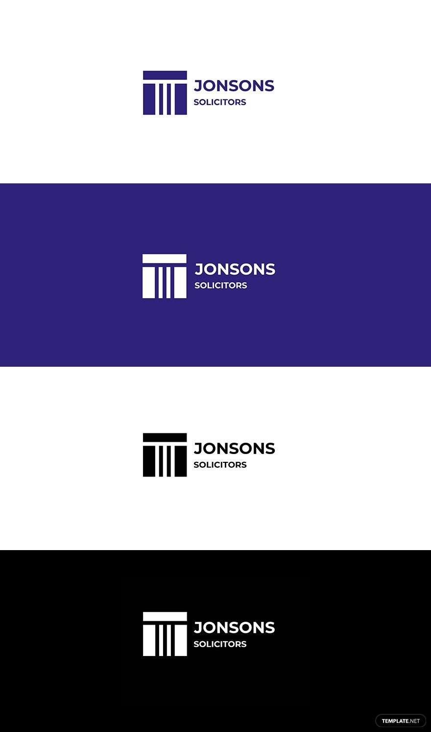 law Firm Logo Template
