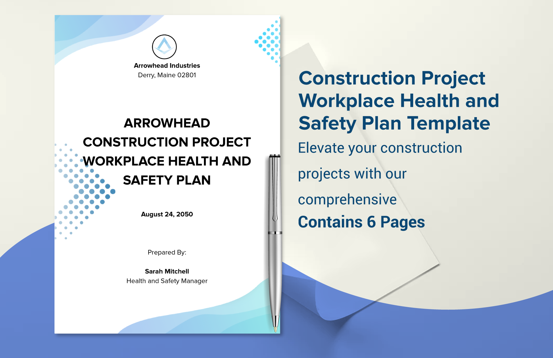 Construction Project Workplace Health and Safety Plan Template