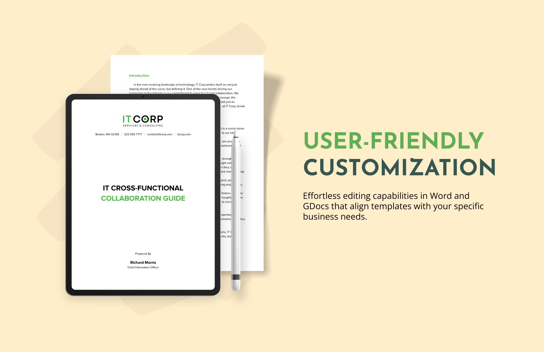 IT Cross-Functional Collaboration Guide Template