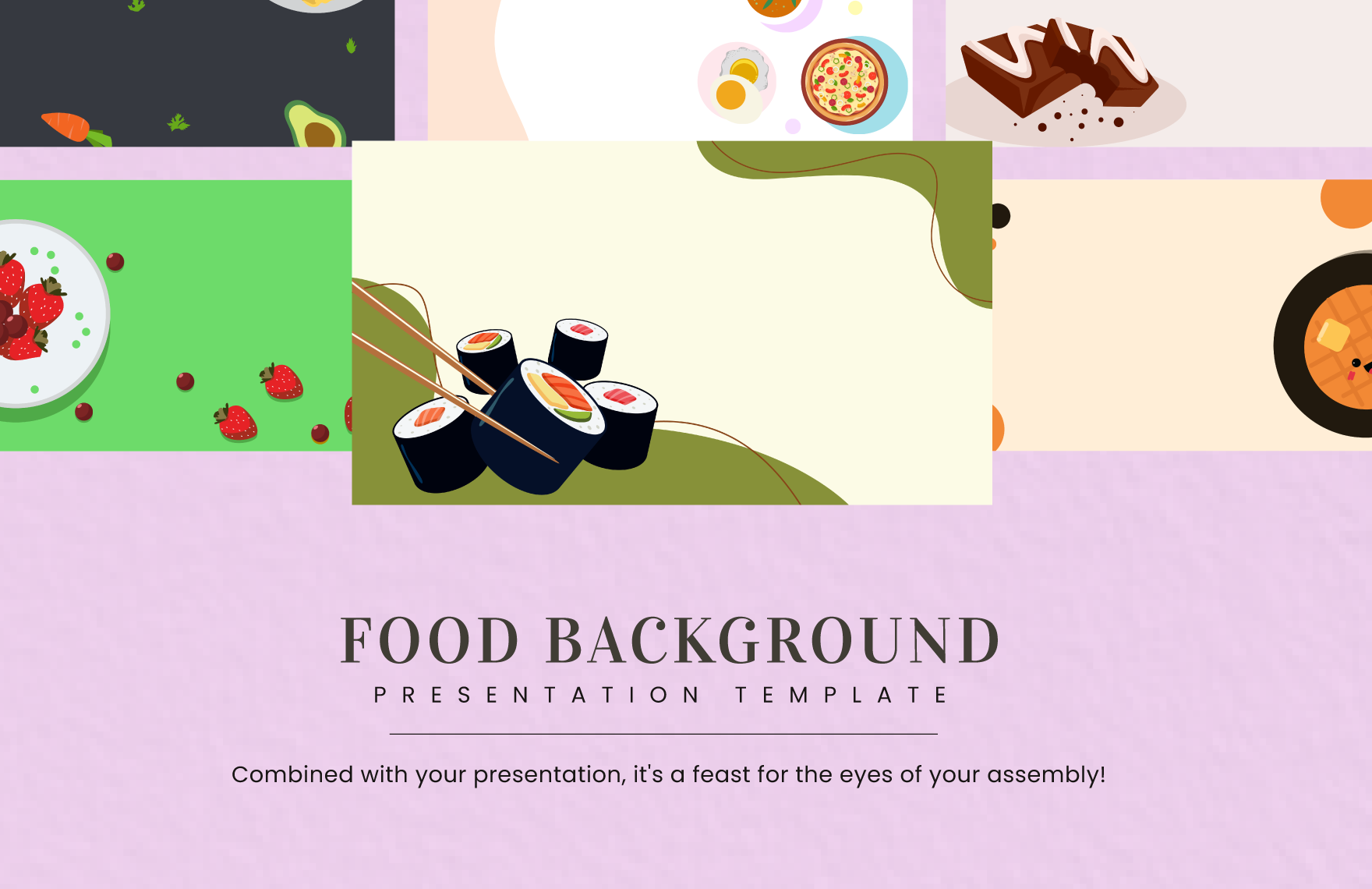 Food Background Presentation Template