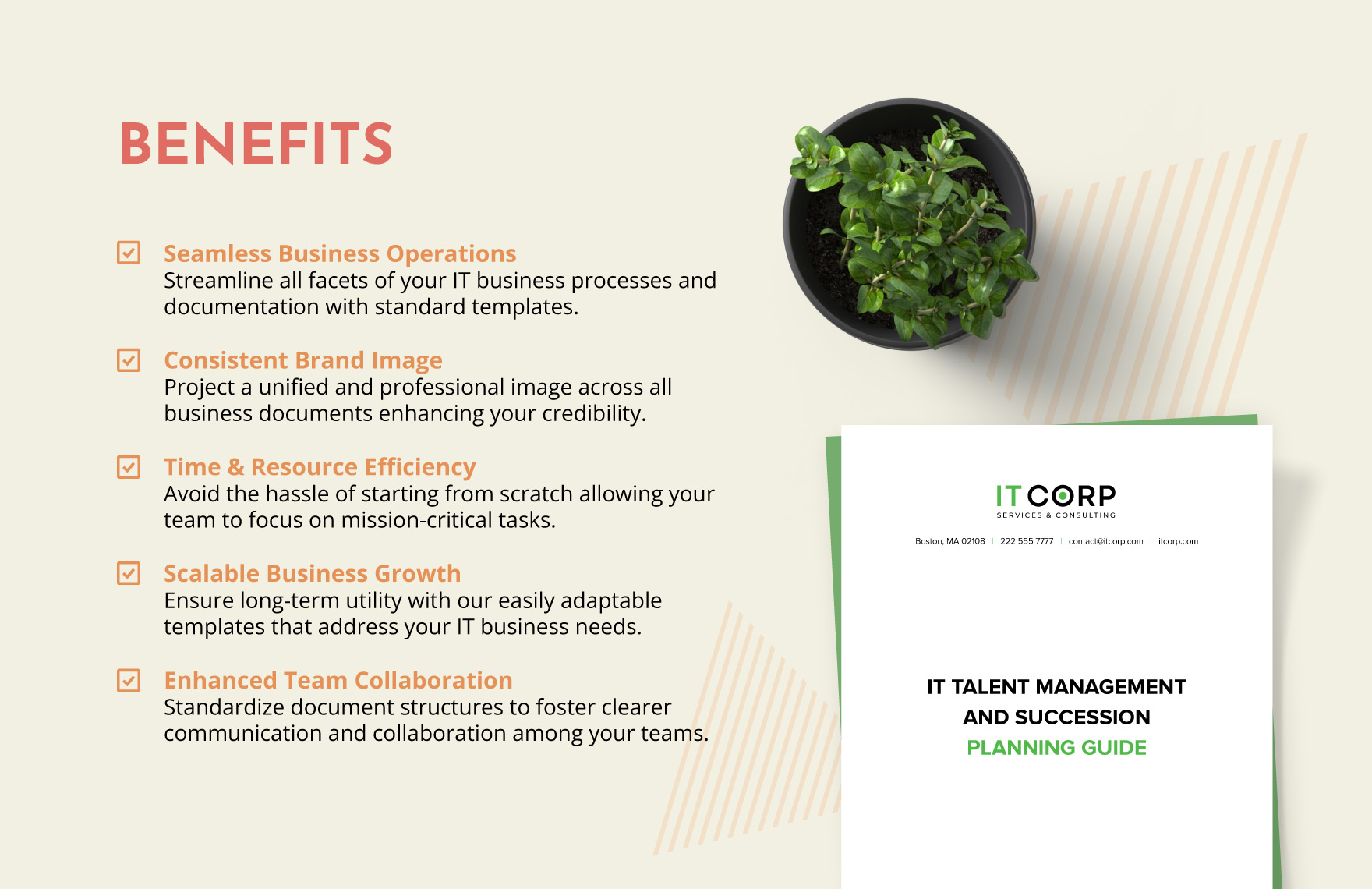 IT Talent Management and Succession Planning Guide Template