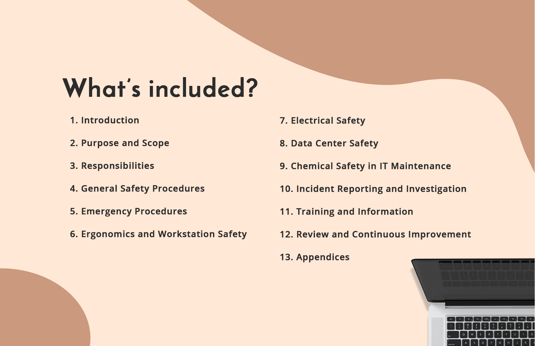 IT Occupational Health and Safety Manual Template