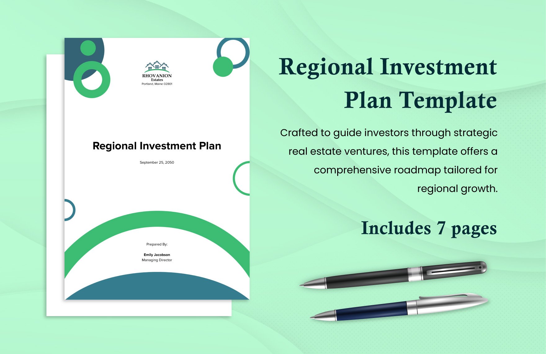 Regional Investment Plan Template