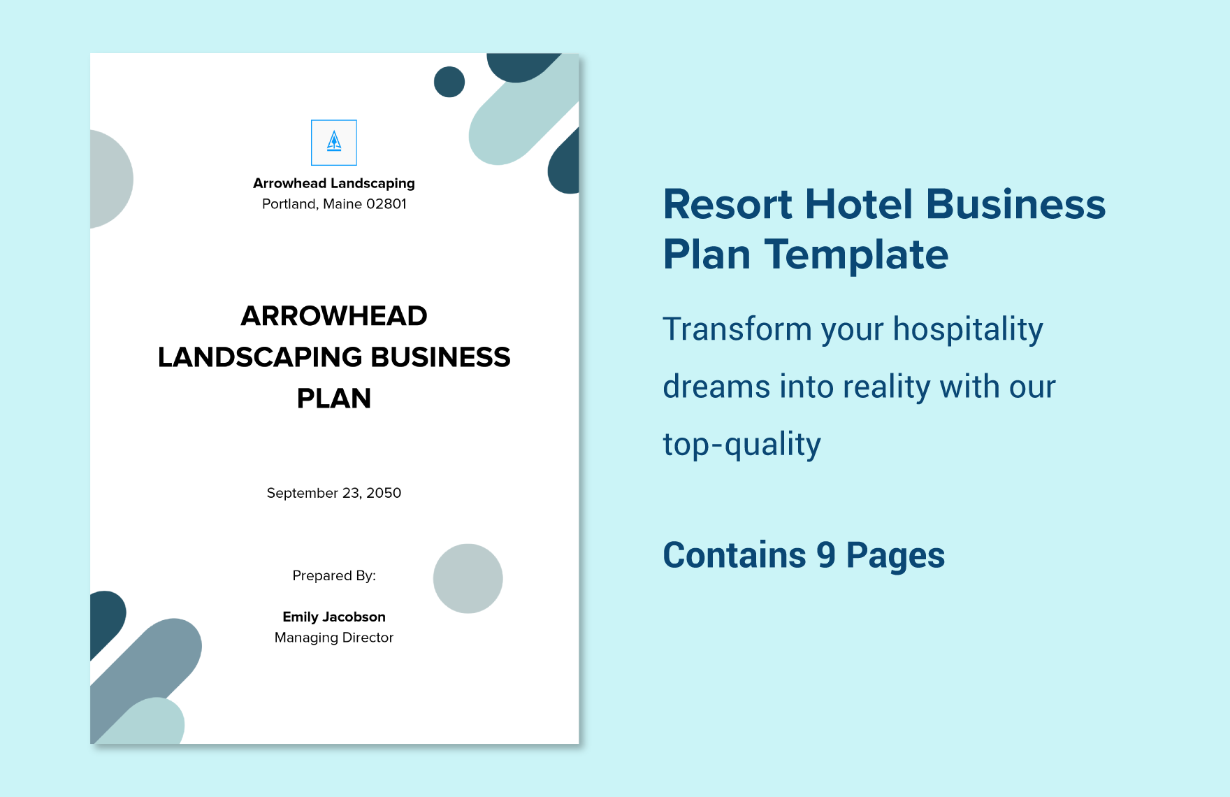 Sample Landscaping Business Plan Template Download In Word Google Sample Landscaping Business Plan Template Download In Word Google