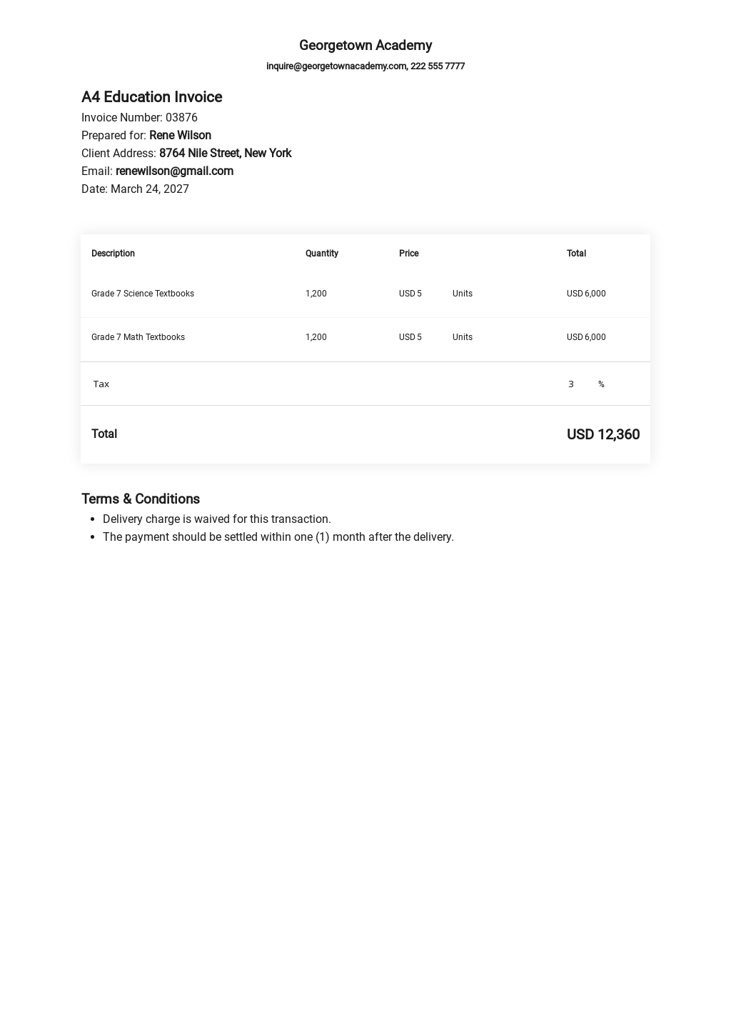 FREE Invoice Templates in Microsoft Publisher