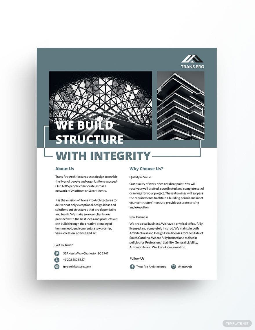 Architectural Firm Flyer Template