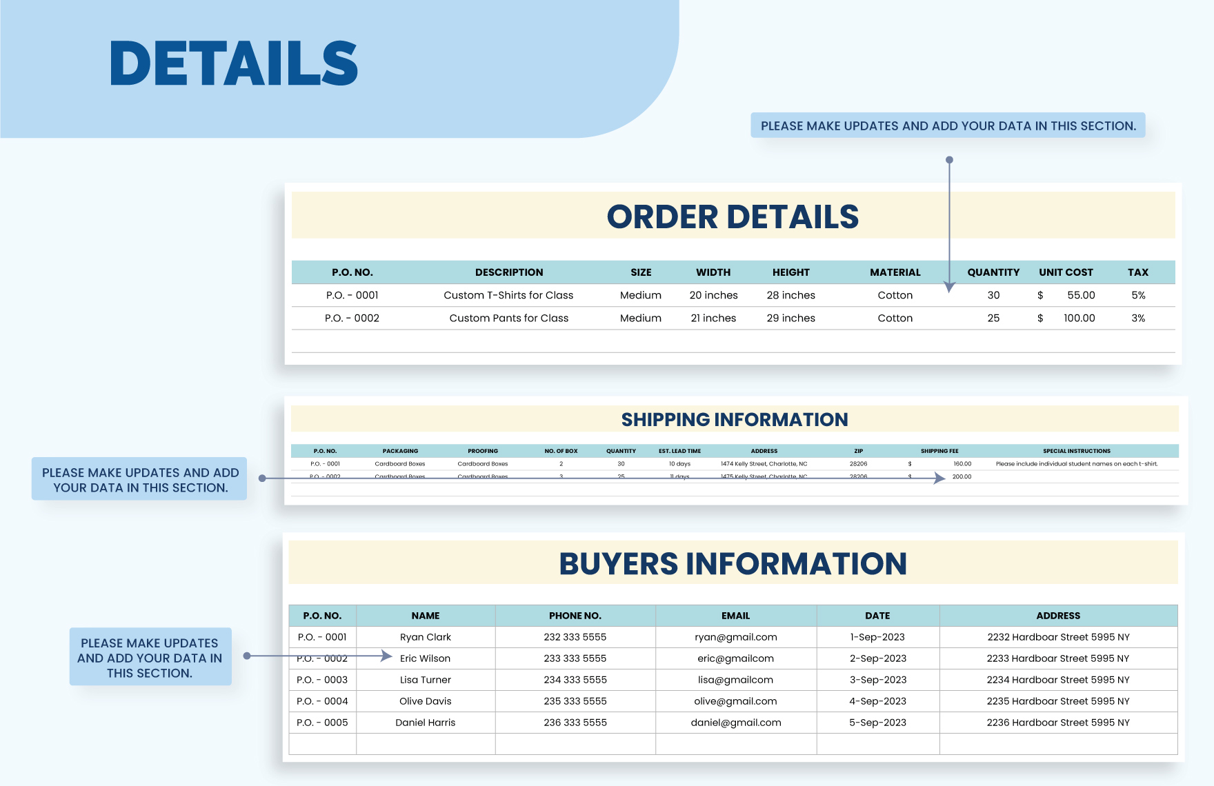 Purchase order confirmation template download in excel google sheets