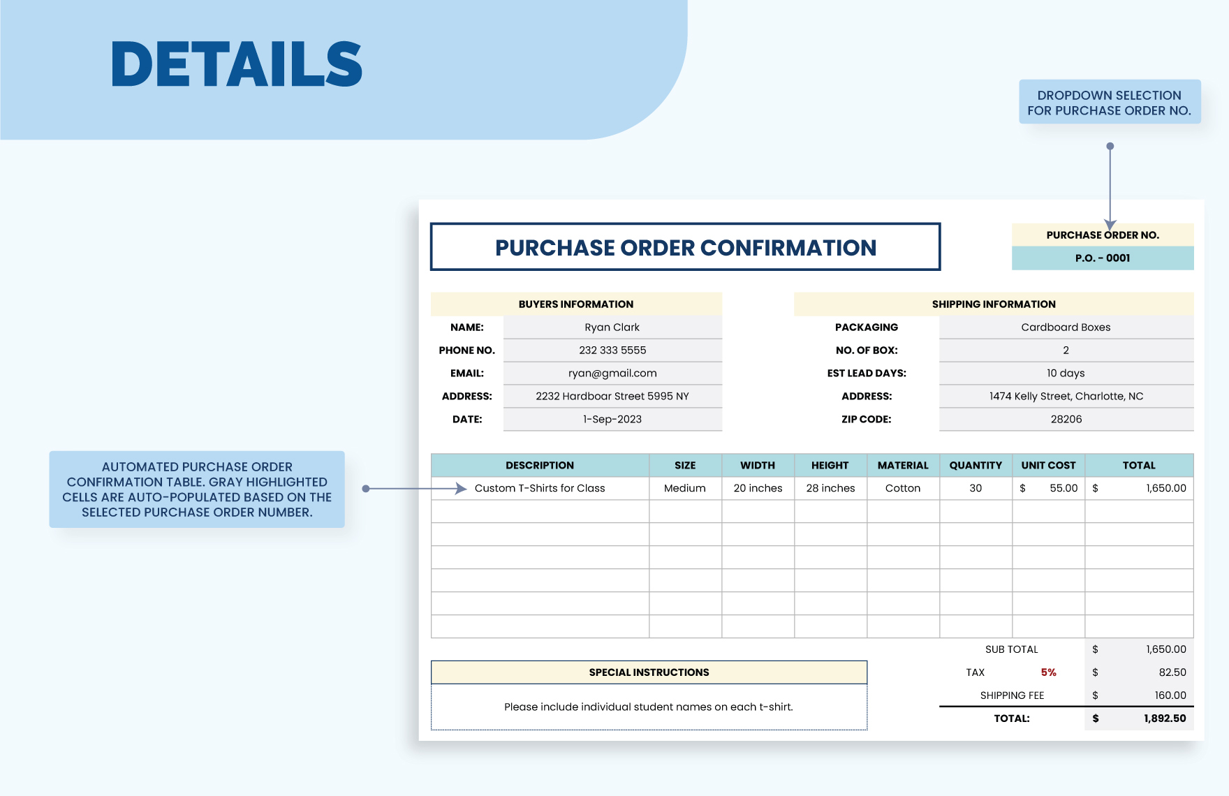 Purchase Order Confirmation Template Download in Excel Google Sheets Purchase Order Confirmation Template Download in Excel Google Sheets