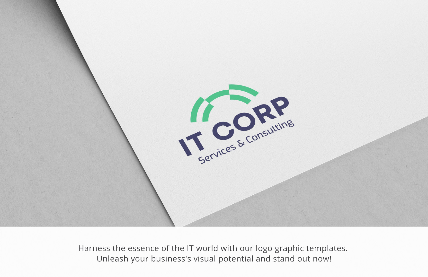 IT Telecommunications Consulting Logo Template