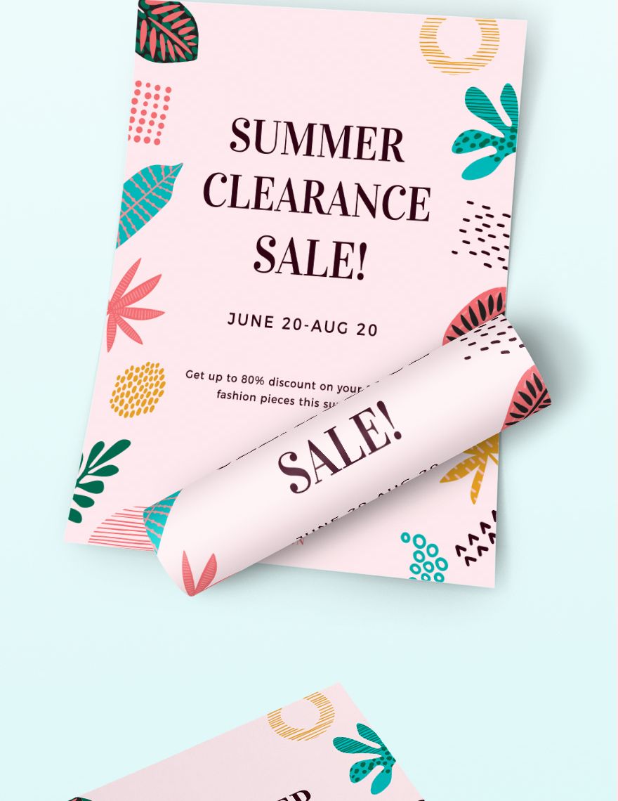 Clearance Sale Flyer 