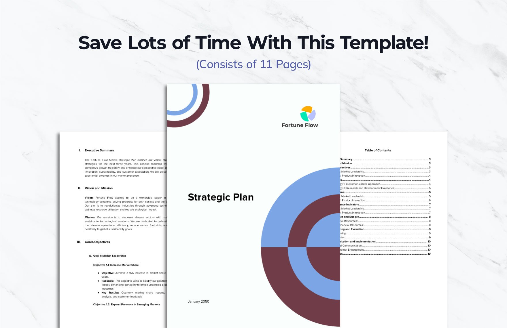 Simple Strategic Plan Template
