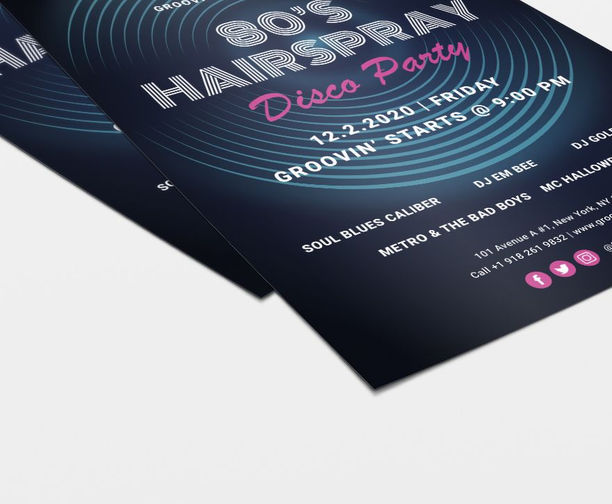 Disco Party Flyer 
