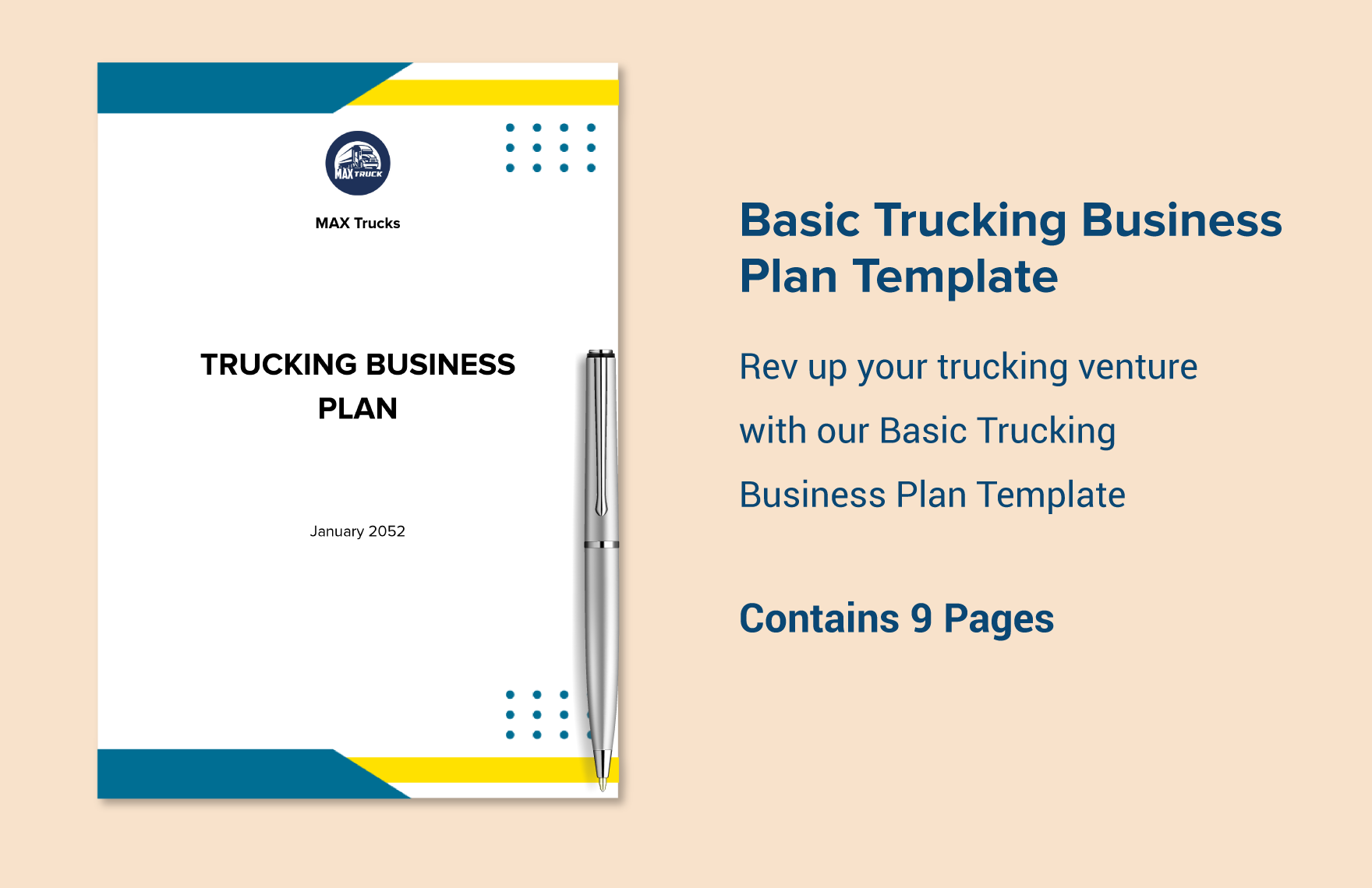 Basic Trucking Business Plan Template