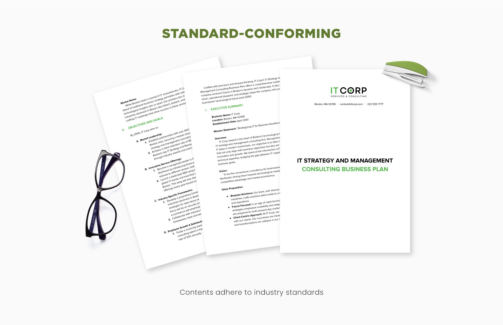 15 IT Services and Consulting Business Plan Template Bundle