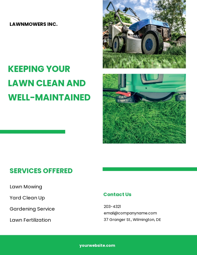 42  Lawn Care Templates in Microsoft Word (DOC) Free Downloads