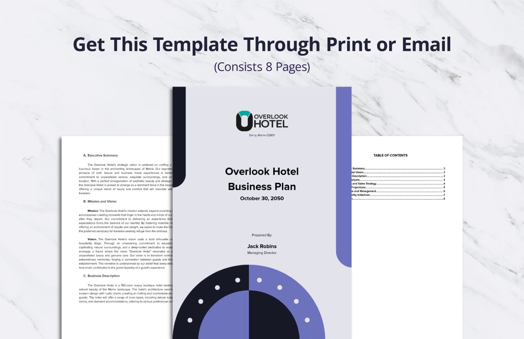 Sample Hotel Business Plan Template