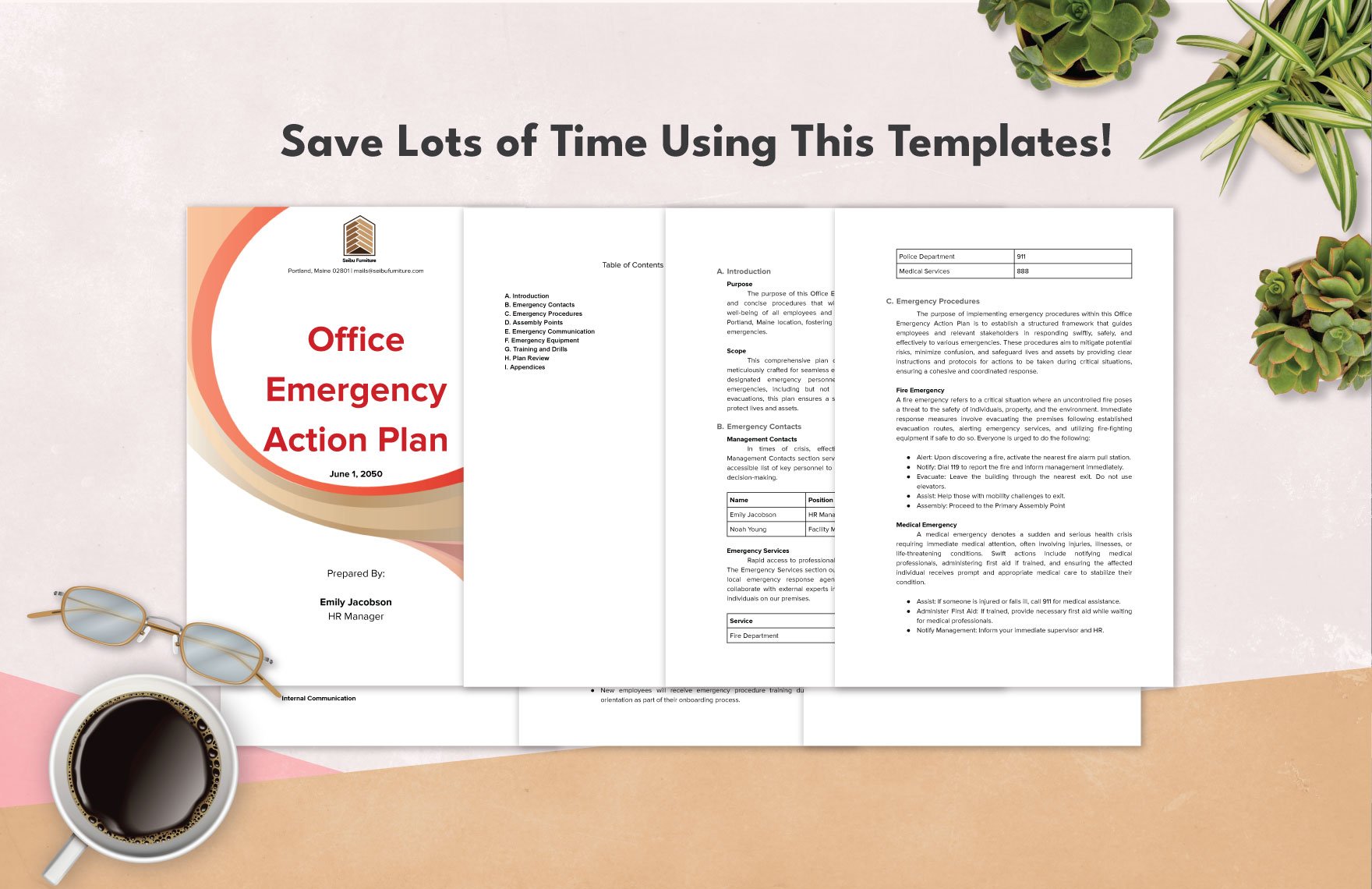 Office Emergency Action Plan Template